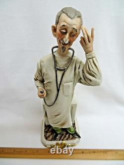 Limited Edition Capodimonte Porcelain MD Doctor Statue Figurine