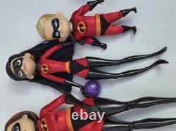 Limited Edition Designer Figures Mr Incredible, Full Family #Du