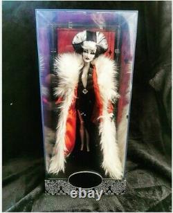 Limited Edition Disney Villains Designer Collection Cruella De Vil Doll NEW