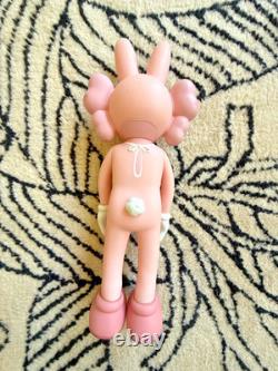 Limited Edition Kaws Pink Accomplice 2002 Cast Vinyl Collector's Item Figurine