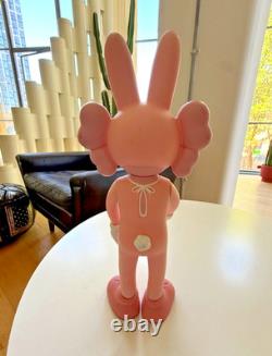 Limited Edition Kaws Pink Accomplice 2002 Cast Vinyl Collector's Item Figurine