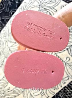 Limited Edition Kaws Pink Accomplice 2002 Cast Vinyl Collector's Item Figurine