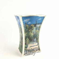 Limited Edition Porcelain Vase Monet Le Jardin De L'artsiste Goebel Artis Orbis