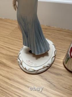 Limited Edition Sandro Maggioni Capodimonte 1930's Lady In Blue Dress Figurine