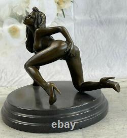 Limited Edition Signed Original Sexy Woman Bronze Sculpture Statue Figurine