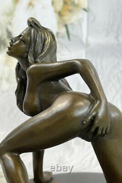 Limited Edition Signed Original Sexy Woman Bronze Sculpture Statue Figurine