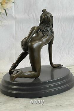 Limited Edition Signed Original Sexy Woman Bronze Sculpture Statue Figurine