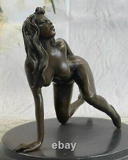 Limited Edition Signed Original Sexy Woman Bronze Sculpture Statue Figurine