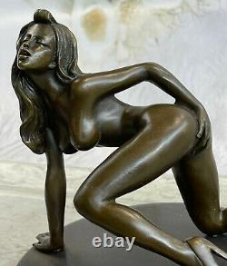 Limited Edition Signed Original Sexy Woman Bronze Sculpture Statue Figurine