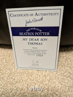 Limited edition Beatrix Potter figurine My Dear Son Thomas. Original Box
