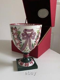 Limited edition Royal Doulton/Wemyss centenary Goblet number 429 of 500