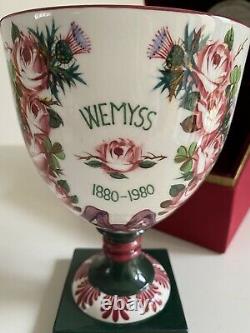 Limited edition Royal Doulton/Wemyss centenary Goblet number 429 of 500