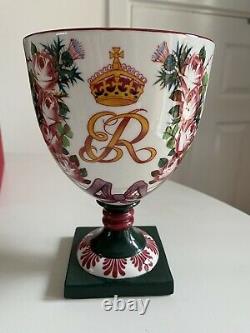 Limited edition Royal Doulton/Wemyss centenary Goblet number 429 of 500