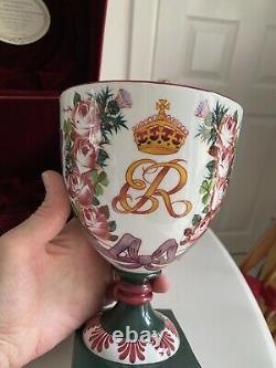 Limited edition Royal Doulton/Wemyss centenary Goblet number 429 of 500