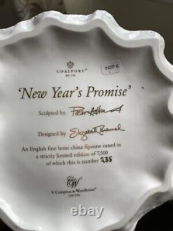 Limited edition coalport figurine New year promise