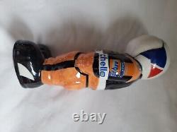 Limited edition signed caricature figurine of Jos Verstappen in Arrows Racesuit