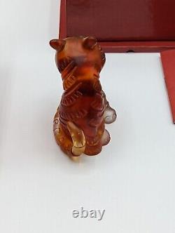 Liuligongfang CHINESE CRYSTAL Litter Tiger Year 2000 Limited Edition 400/3600