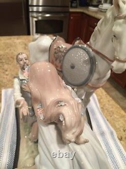 Lladro 1776 Conquered By Love Ltd Edition with Wooden Base Mint Condition