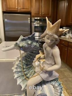 Lladro 1821 Prince Of The Sea -Ltd Edition with Base, Box & Certificate -Perfect