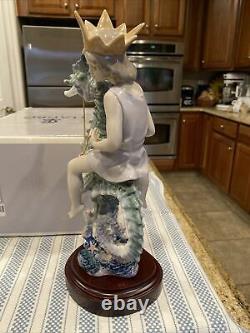 Lladro 1821 Prince Of The Sea -Ltd Edition with Base, Box & Certificate -Perfect