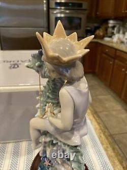 Lladro 1821 Prince Of The Sea -Ltd Edition with Base, Box & Certificate -Perfect