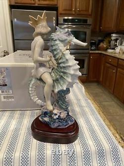 Lladro 1821 Prince Of The Sea -Ltd Edition with Base, Box & Certificate -Perfect