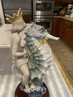 Lladro 1821 Prince Of The Sea -Ltd Edition with Base, Box & Certificate -Perfect