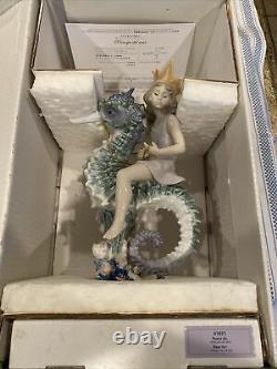 Lladro 1821 Prince Of The Sea -Ltd Edition with Base, Box & Certificate -Perfect