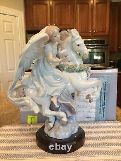 Lladro 1883 A Message Of Joy Ltd Ed. With Base, Certificate & Original Box New