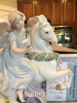 Lladro 1883 A Message Of Joy Ltd Ed. With Base, Certificate & Original Box New