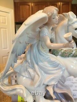 Lladro 1883 A Message Of Joy Ltd Ed. With Base, Certificate & Original Box New