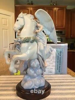 Lladro 1883 A Message Of Joy Ltd Ed. With Base, Certificate & Original Box New