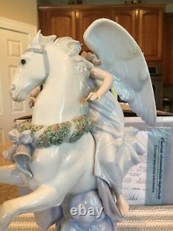 Lladro 1883 A Message Of Joy Ltd Ed. With Base, Certificate & Original Box New