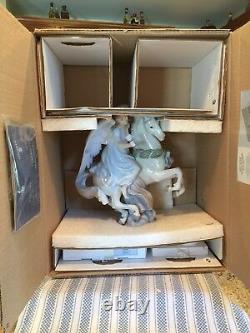 Lladro 1883 A Message Of Joy Ltd Ed. With Base, Certificate & Original Box New