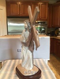 Lladro 5890 The Way Of The Cross Ltd. Ed. With Base & Original Box Perfect