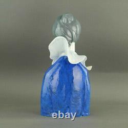 Lladro A Woman With Blue Eyes, Calla Lilly Ltd Ed Noguerón Retired COA figure