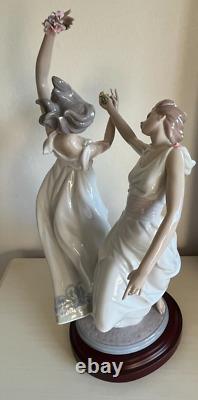 Lladro Dance of The Nymphs. 1844. Ltd Ed. Wooden stand and box. 47 cm tall