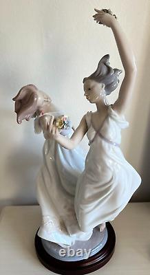 Lladro Dance of The Nymphs. 1844. Ltd Ed. Wooden stand and box. 47 cm tall