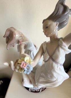 Lladro Dance of The Nymphs. 1844. Ltd Ed. Wooden stand and box. 47 cm tall