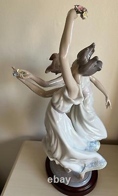 Lladro Dance of The Nymphs. 1844. Ltd Ed. Wooden stand and box. 47 cm tall