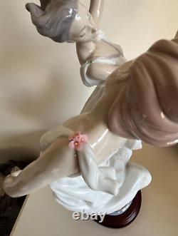 Lladro Dance of The Nymphs. 1844. Ltd Ed. Wooden stand and box. 47 cm tall