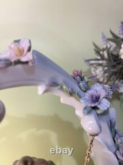 Lladro Figurine Cupid'Heavenly Swing series' Limited Edition Retired