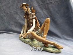 Lladro Gres Don Quixote Letters to Dulcinea Large Figurine Ref 13509 Ltd Ed 483