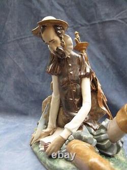 Lladro Gres Don Quixote Letters to Dulcinea Large Figurine Ref 13509 Ltd Ed 483