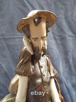 Lladro Gres Don Quixote Letters to Dulcinea Large Figurine Ref 13509 Ltd Ed 483