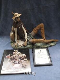 Lladro Gres Don Quixote Letters to Dulcinea Large Figurine Ref 13509 Ltd Ed 483