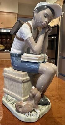 Lladró Porcelain Figurine Exam Day Black Legacy Collection Limited Edition