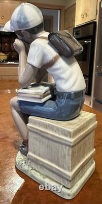 Lladró Porcelain Figurine Exam Day Black Legacy Collection Limited Edition