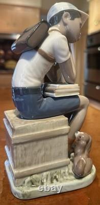 Lladró Porcelain Figurine Exam Day Black Legacy Collection Limited Edition