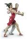 Lladro Salsa Brand Nib #9146 Dancer Limited Edition Couple Dancing $325 Off F/sh